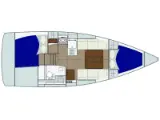 Dufour 310 Grand Large - Layout
